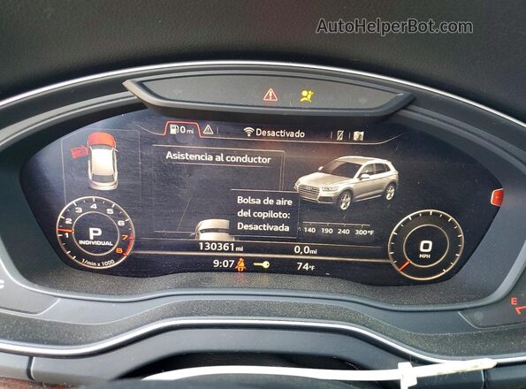 WA1CNAFY6J2007407 2018 AUDI Q5 Gray 