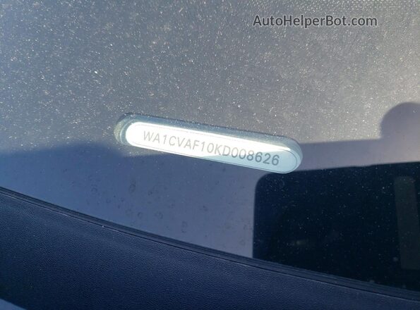 WA1CVAF10KD008626 2019 AUDI Q8 Черный 