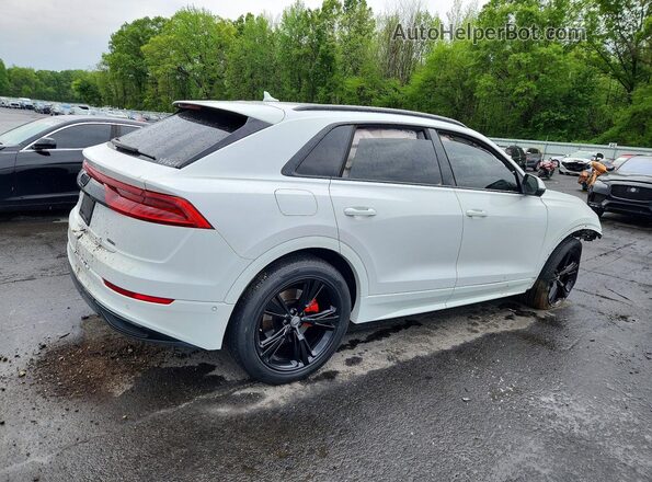 WA1CVAF12KD009907 2019 AUDI Q8 White უკანა მარჯვენა
