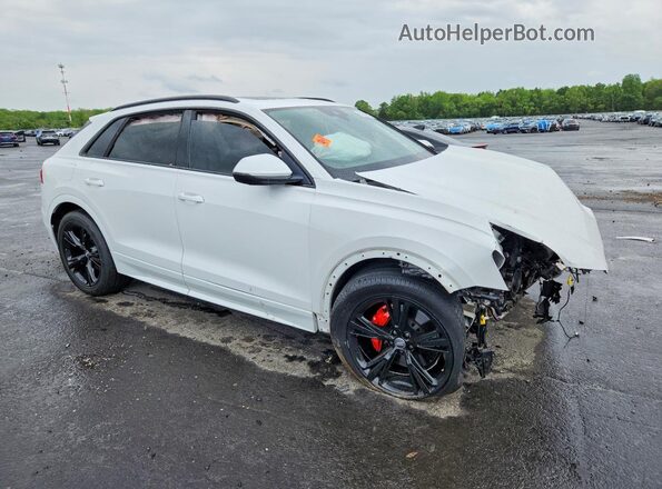 WA1CVAF12KD009907 2019 AUDI Q8 White წინა მარჯვენა