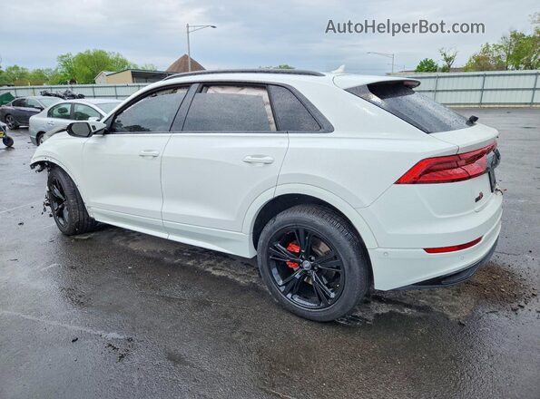WA1CVAF12KD009907 2019 AUDI Q8 White უკანა მარცხენა