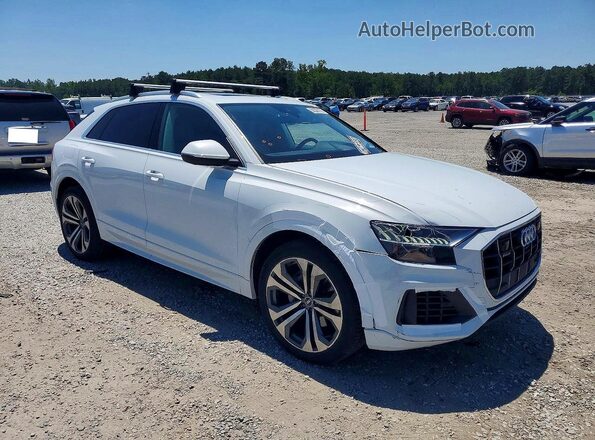 WA1CVAF18MD025824 2021 AUDI Q8 White Передня права чверть