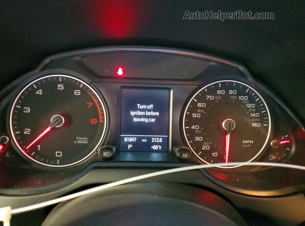 WA1D7AFP2HA083339 2017 AUDI Q5 Серебряный Вид щитка приборов