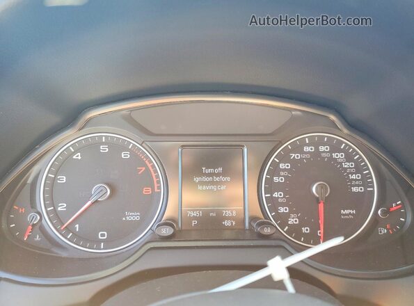 WA1D7AFP4GA126156 2016 AUDI Q5 White ხელსაწყოთა პანელის ხედი
