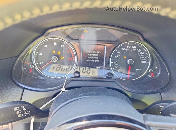 WA1D7AFP7GA059066 2016 AUDI Q5 Серый Вид щитка приборов