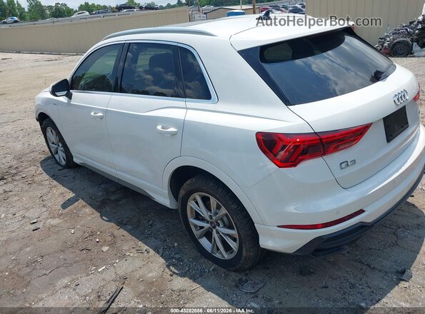 WA1DECF30N1005538 2022 AUDI Q3 White Задня ліва чверть