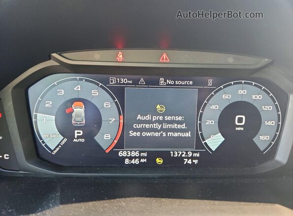 WA1DECF30P1138268 2023 AUDI Q3 White Սարքավորումների վահանակի տեսք