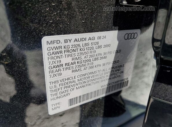 WA1DECF30R1199218 2024 AUDI Q3 Черный 
