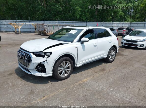 WA1DECF31P1074130 2023 AUDI Q3 White Передня ліва чверть