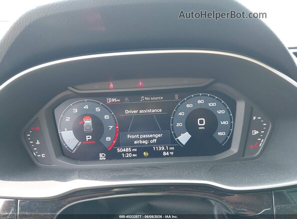 WA1DECF31P1074130 2023 AUDI Q3 White Вид задніх сидінь