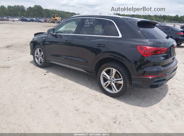 WA1DECF32L1017008 2020 AUDI Q3 Black უკანა მარცხენა