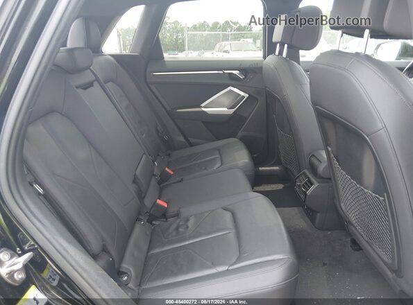 WA1DECF32L1017008 2020 AUDI Q3 Black VIN კოდის სტიკერის ხედი