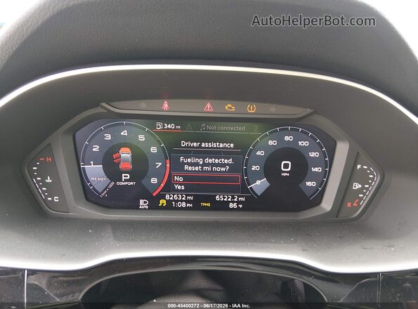 WA1DECF32L1017008 2020 AUDI Q3 Black უკანა სავარძლების ხედი
