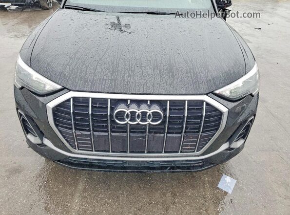 WA1DECF32L1117061 2020 AUDI Q3 Black Engine compartment view
