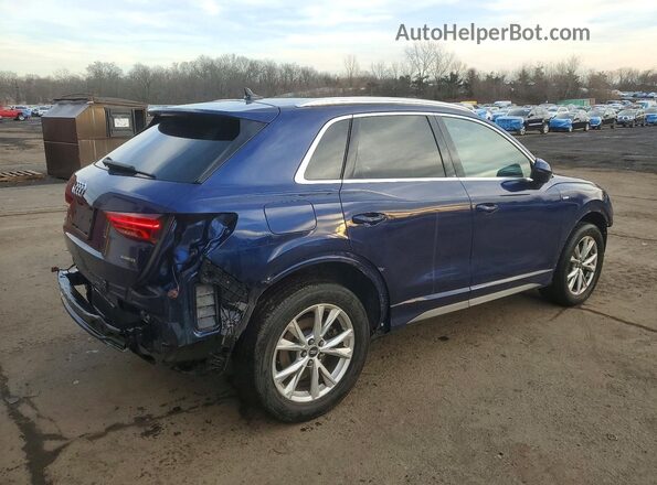 WA1DECF32M1112749 2021 AUDI Q3 Blue Rear right