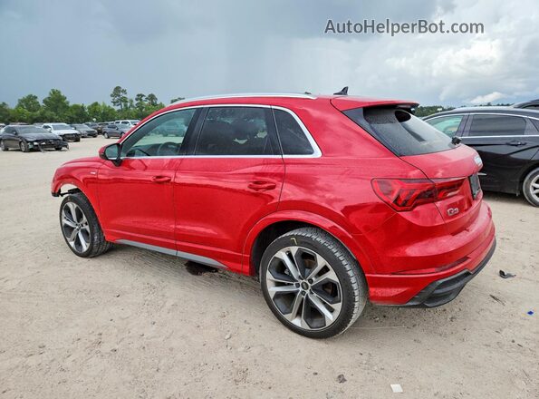 WA1DECF33M1123775 2021 AUDI Q3 Red Tył lewy