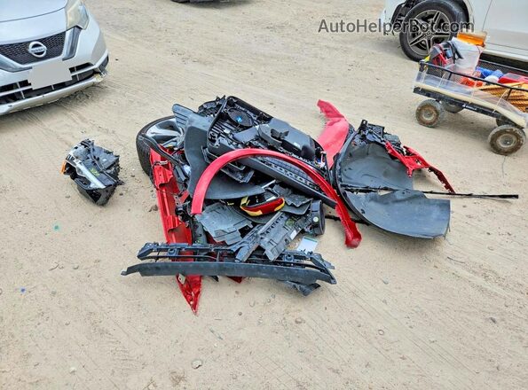 WA1DECF33M1123775 2021 AUDI Q3 Red Widok komory silnika