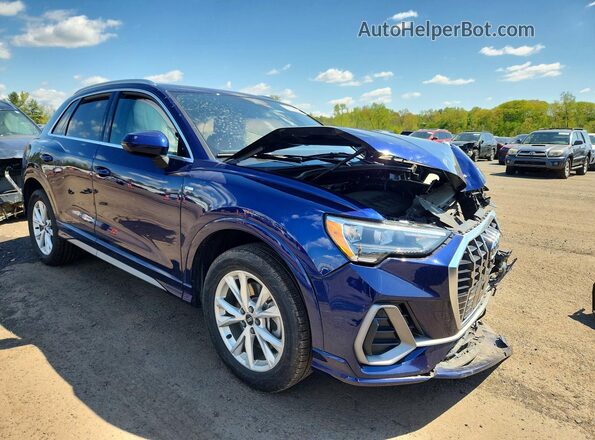 WA1DECF33N1133272 2022 AUDI Q3 Blue 