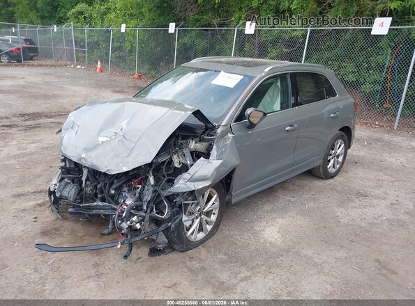 WA1DECF33P1120220 2023 AUDI Q3 Gray Առջևի ձախ երեք քառորդ տեսարան