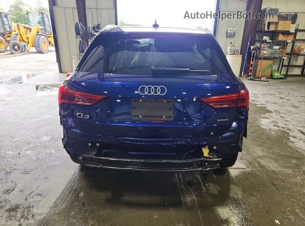 WA1DECF33R1055842 2024 AUDI Q3 Blue Widok z tyłu