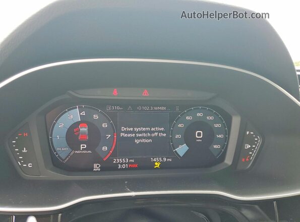 WA1DECF34R1051007 2024 AUDI Q3 Gray Vista del cuadro de instrumentos