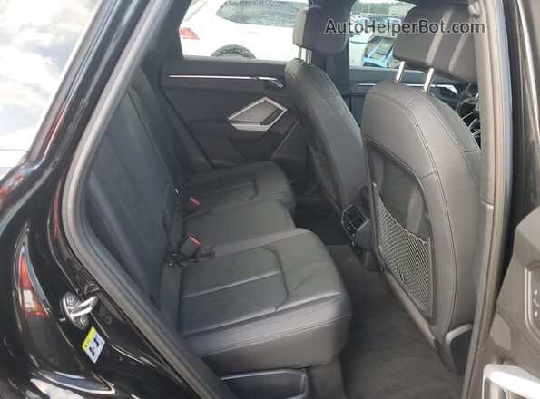 WA1DECF35M1121283 2021 AUDI Q3 Black Rear interior view