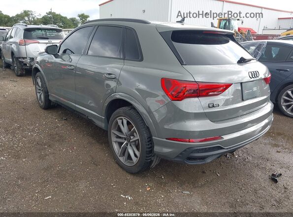 WA1DECF35P1075393 2023 AUDI Q3 Серый Задняя левая четверть