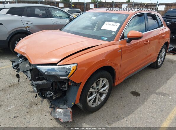 WA1DECF36N1149871 2022 AUDI Q3 Orange Przód lewy