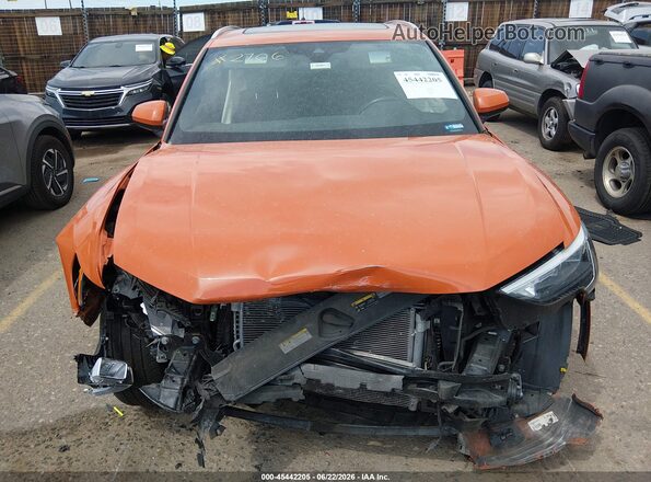 WA1DECF36N1149871 2022 AUDI Q3 Orange Widok wnętrza z tyłu