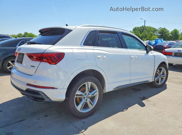 WA1DECF38L1021676 2020 AUDI Q3 White Հետևի աջ