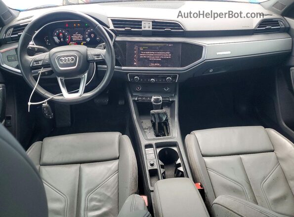 WA1DECF38M1147215 2021 AUDI Q3 Blue წინა პანელის ხედი