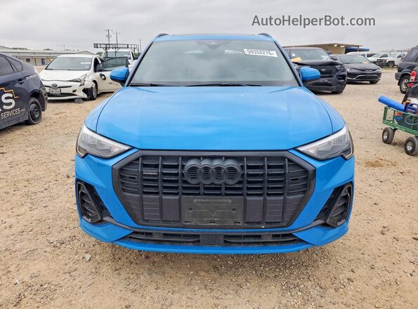WA1DECF38M1147215 2021 AUDI Q3 Blue წინა ხედი