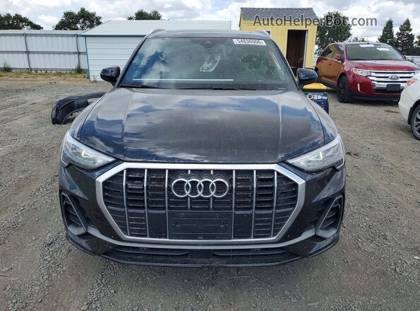 WA1DECF38N1148818 2022 AUDI Q3 Black Դիմացի տեսք