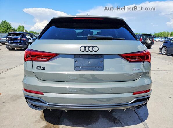 WA1DECF39N1144695 2022 AUDI Q3 Gray Հետևի տեսք