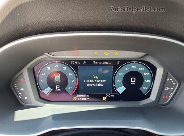 WA1DECF39N1144695 2022 AUDI Q3 Gray Սարքավորումների վահանակի տեսք