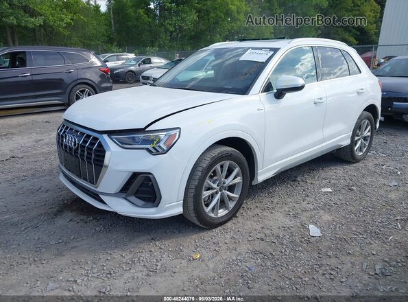 WA1DECF39R1069258 2024 AUDI Q3 White Передня ліва чверть