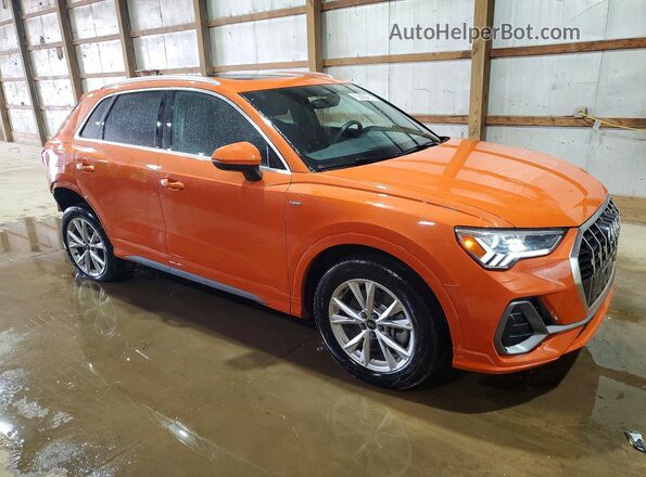 WA1DECF39S1061246 2025 AUDI Q3 Orange Front right