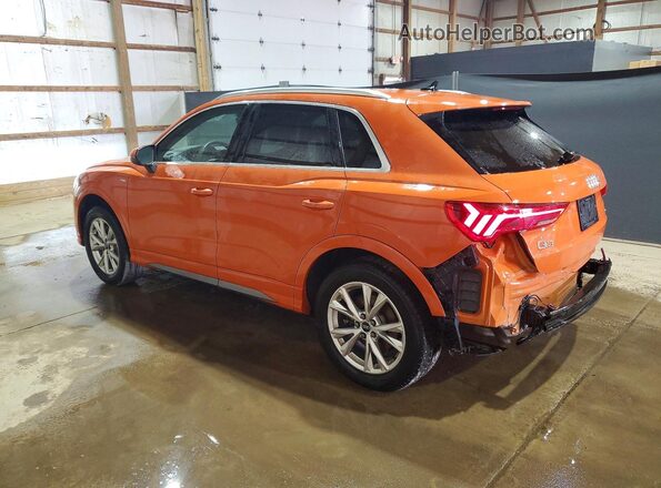 WA1DECF39S1061246 2025 AUDI Q3 Orange Rear left