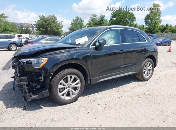 WA1DECF3XM1035967 2021 AUDI Q3 Черный Передняя левая четверть