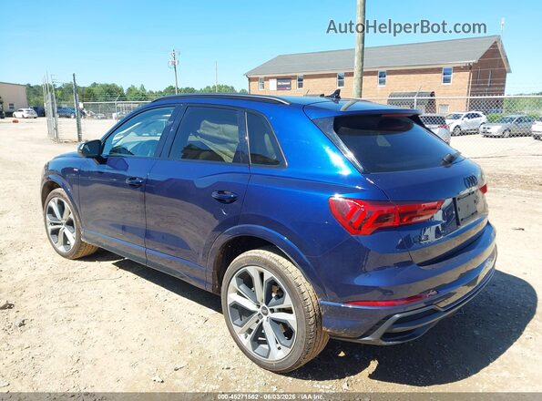 WA1DECF3XM1135874 2021 AUDI Q3 Blue Հետևի ձախ