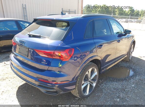 WA1DECF3XM1135874 2021 AUDI Q3 Blue Հետևի աջ