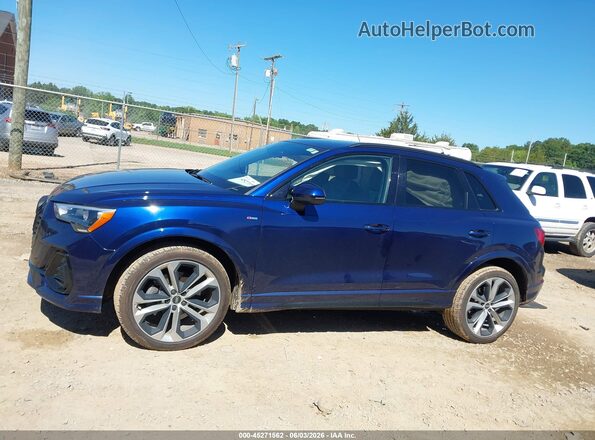 WA1DECF3XM1135874 2021 AUDI Q3 Blue Սալոնի 360 աստիճան տեսք