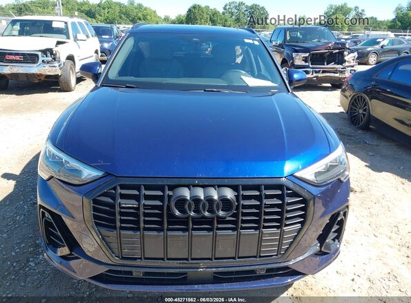 WA1DECF3XM1135874 2021 AUDI Q3 Blue Սարքավորումների վահանակի տեսք