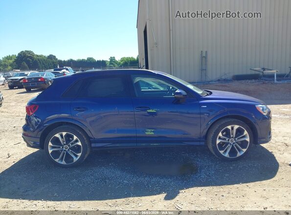 WA1DECF3XM1135874 2021 AUDI Q3 Blue Սալոնի հետևի տեսք