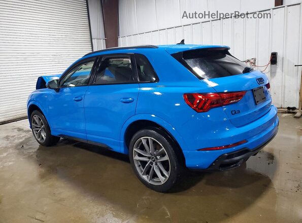 WA1DEDF38P1033046 2023 AUDI Q3 Blue Հետևի ձախ