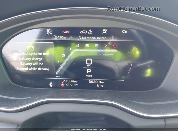 WA1EAAFY2R2076319 2024 AUDI Q5 Gray Vista de los asientos traseros