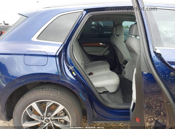 WA1EAAFY3N2115395 2022 AUDI Q5 Blue VIN sticker view