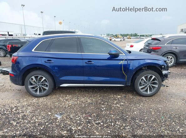 WA1EAAFY3N2115395 2022 AUDI Q5 Blue 360 interior view