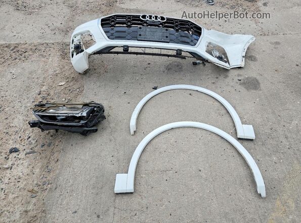 WA1EAAFY4P2058515 2023 AUDI Q5 White Widok naklejki z numerem VIN