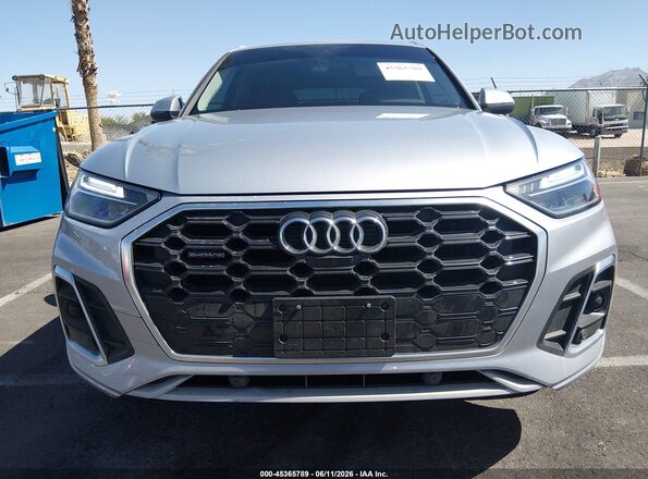 WA1EAAFY9P2034436 2023 AUDI Q5 Silver ხელსაწყოთა პანელის ხედი